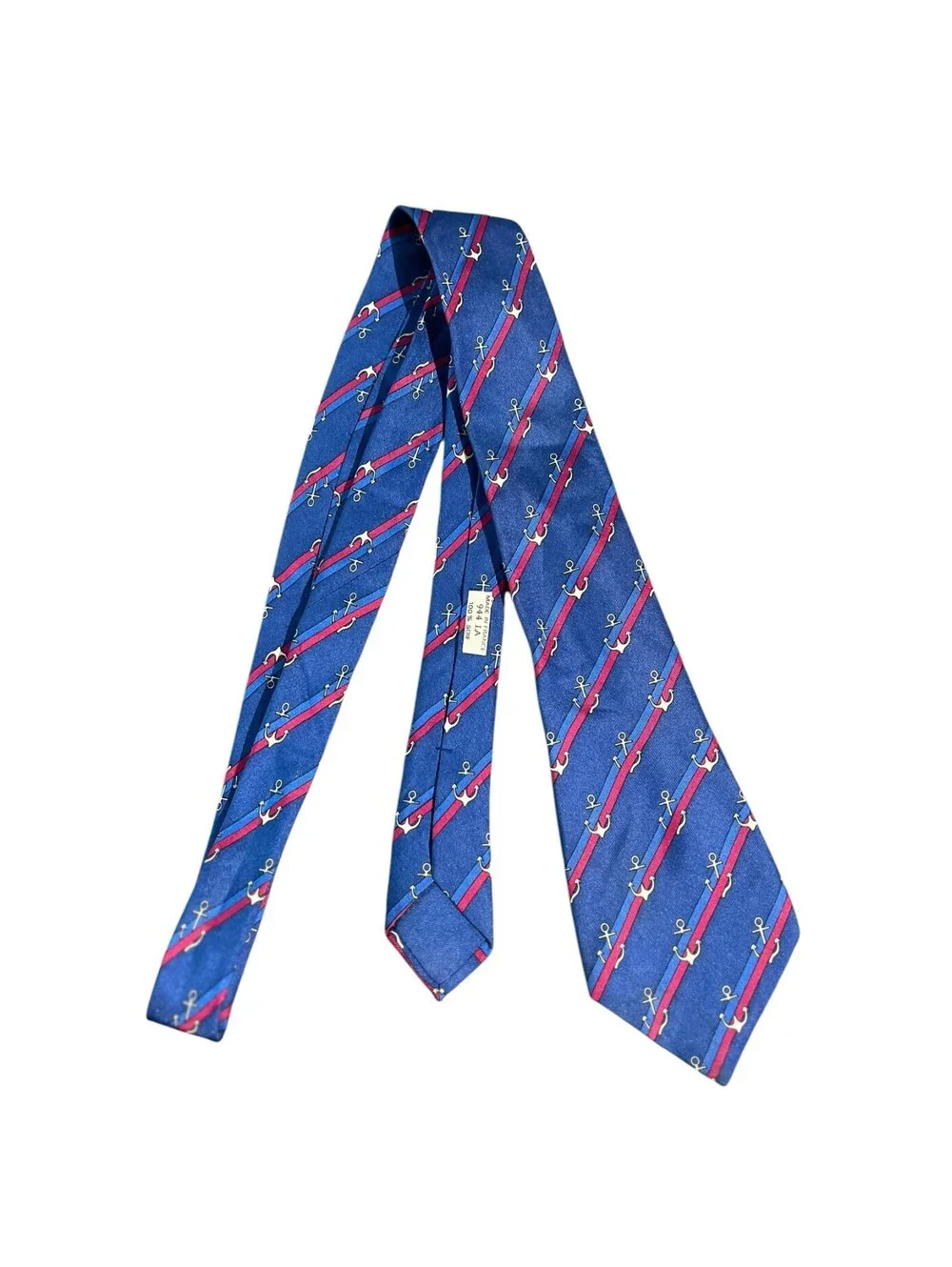 Hermes Mens Designer Silk Tie